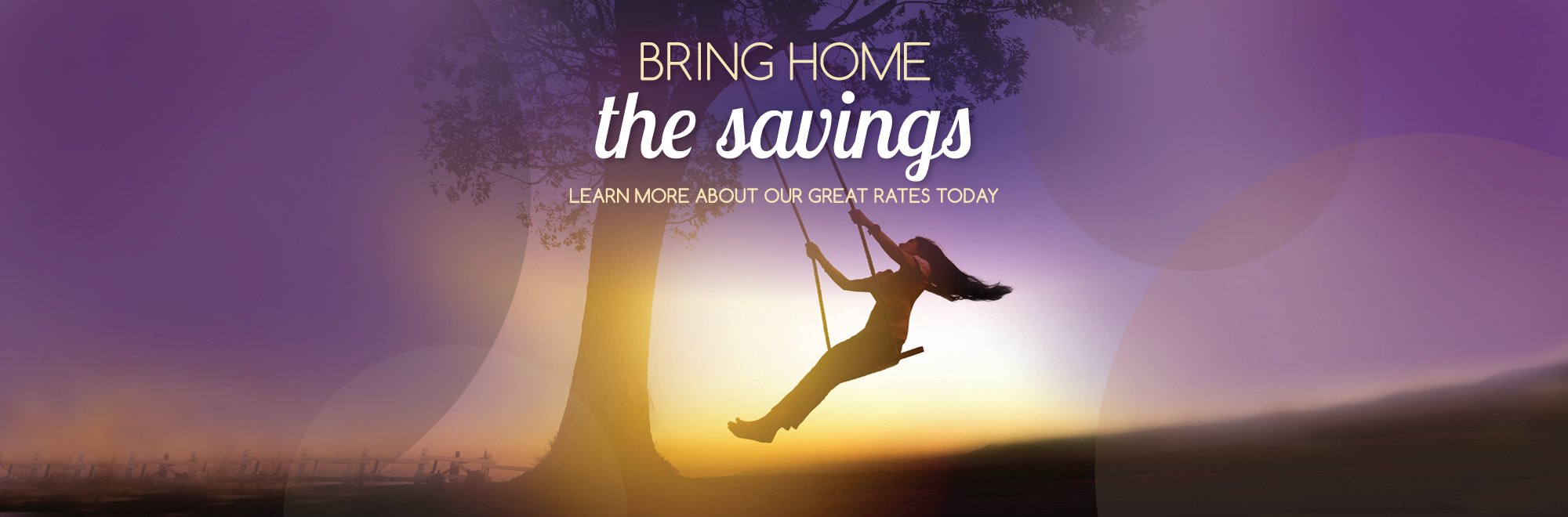 Bring Home the Savings banner